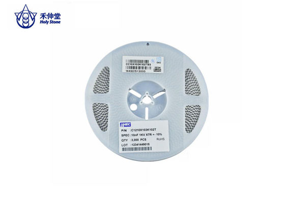 HEC/禾伸堂C1206N102K302TEX 1206 102/1000pF 3000V 10% NPO陶瓷貼片電容 高壓貼片電容參數(shù)介紹